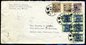 ROC, one cover, franked with 8 Gold Yuan stamps, Foochow to USA 