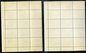 S38 Goldfish, imprint, block of 15, mint, complete set 
