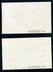 Set of 2 FDCs, franked with C94B Mei Lanfang (imperf)