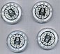 2008 Olympic Games 3rd group,1oz color silver coin set of 4, fineness 99.9%. 