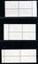 W7 Poems, block of four, mint, complete set, with margin (some with imprint).