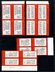 W7 Poems, block of four, mint, complete set, with margin (some with imprint).