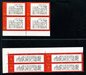 W7 Poems, block of four, mint, complete set, with margin (some with imprint).