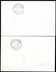 Regular type postage card x 2, postally used.