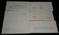 Torch-Run original locality PF first day envelope x 6, sent registered. 