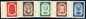 C44 45th Anniv. of Russian October Revolution, mint, complete set, with numeral margin. 