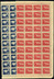 Puppet Mengkiang, 5th Anniv. of Mongolian Government, mint, complete set in sheet of 40. 