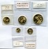 PRC, 1998, Giant Panda 1oz, 1/2oz, 1/4oz, 1/10oz and 1/20oz gold coin group. 