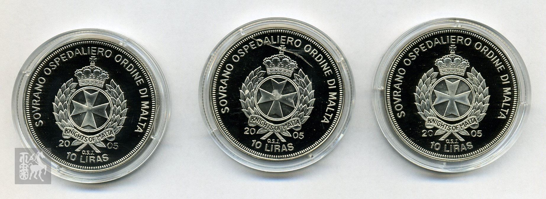 外国教皇纪念币三枚无