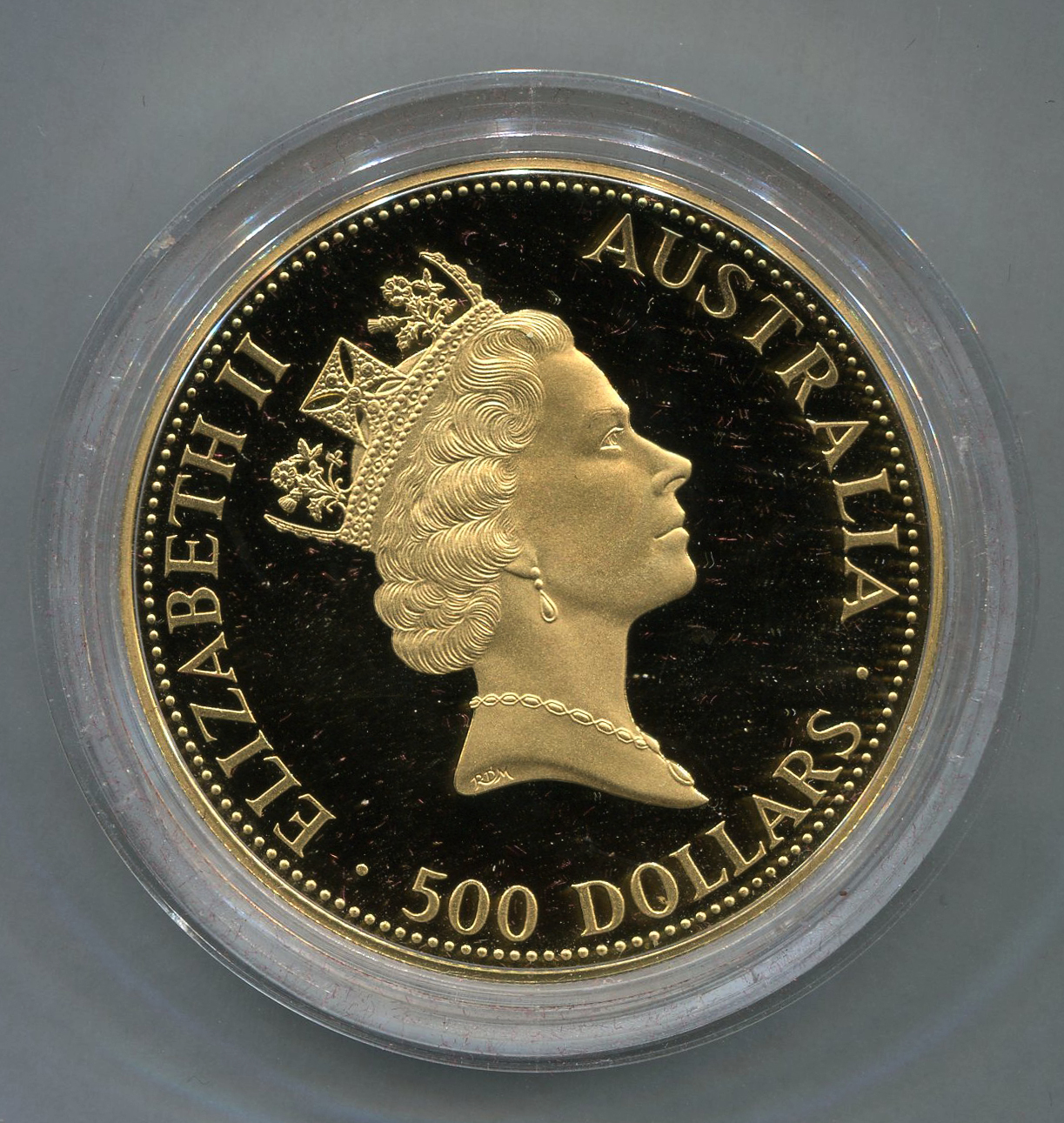 1991年澳大利亚袋鼠2盎司金币一枚(含金量:99