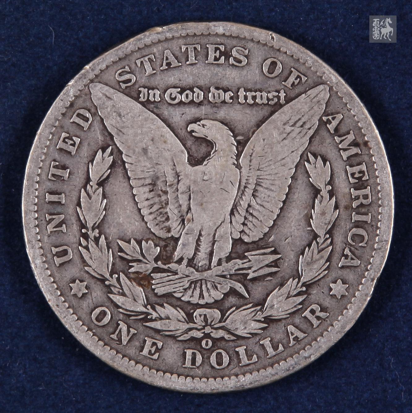 1900年美国摩根26.03克银币一枚(含银量:90%)通货品